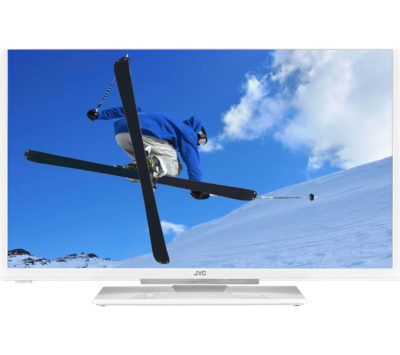 32  JVC  LT-32C666 Smart  LED TV with Built-in DVD Player - White